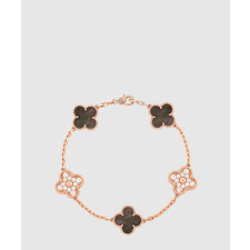 18K 하이엔드 미러급 반클리프 빈티지 알함브라 브레이슬릿 5모티브 2R100