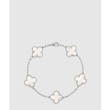 18K 하이엔드 미러급 반클리프 빈티지 알함브라 브레이슬릿 5모티브 마더오브펄 48400