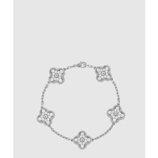 18K 하이엔드 미러급 반클리프 빈티지 알함브라 브레이슬릿 5모티브 다이아 41500