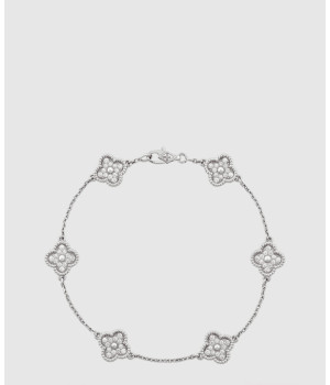 18K 하이엔드 미러급 반클리프 스위트 알함브라 브레이슬릿 6모티브 다이아 85700