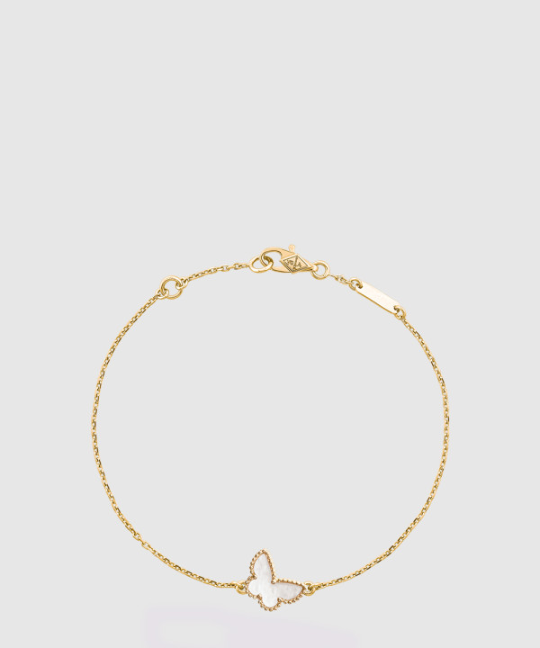 18K 하이엔드 미러급 반클리프 스위트 알함브라 버터플라이 브레이슬릿 80400