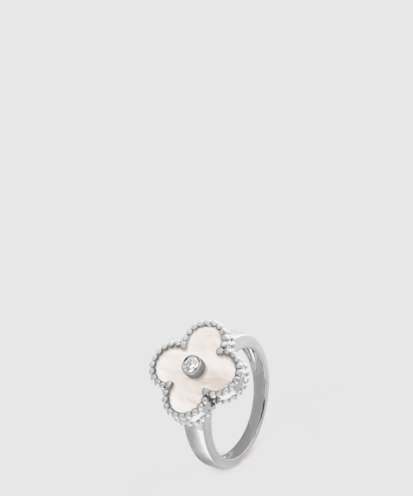 18K 하이엔드 미러급 반클리프 빈티지 알함브라 링 마더오브펄 48900