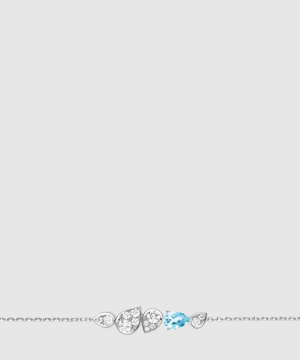 ​18K 하이엔드 미러급 쇼메 조세핀 롱드 다그레뜨 팔찌 아쿠아마린 083861