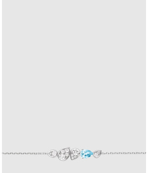 ​18K 하이엔드 미러급 쇼메 조세핀 롱드 다그레뜨 팔찌 아쿠아마린 083861