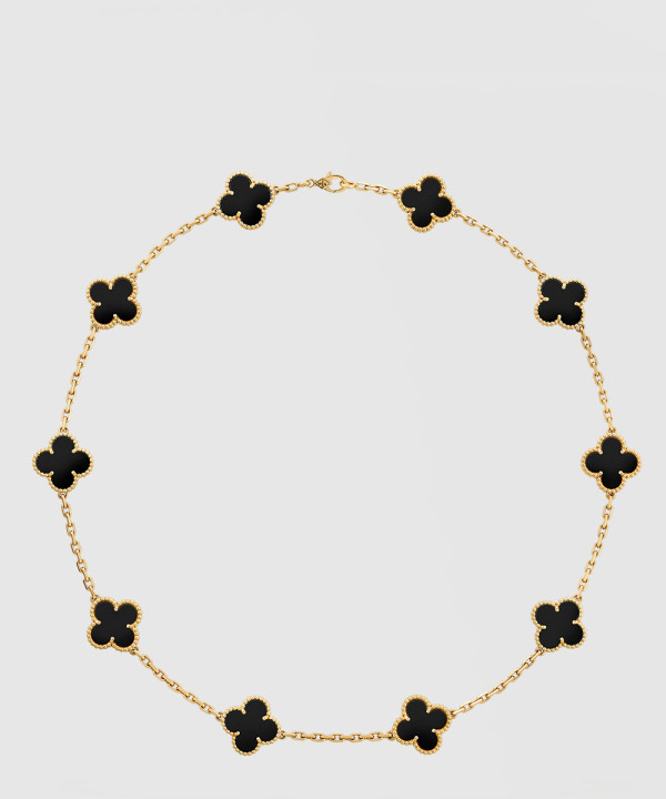 ​18K 하이엔드 미러급 반클리프 빈티지 알함브라 네크리스 10모티브 42700