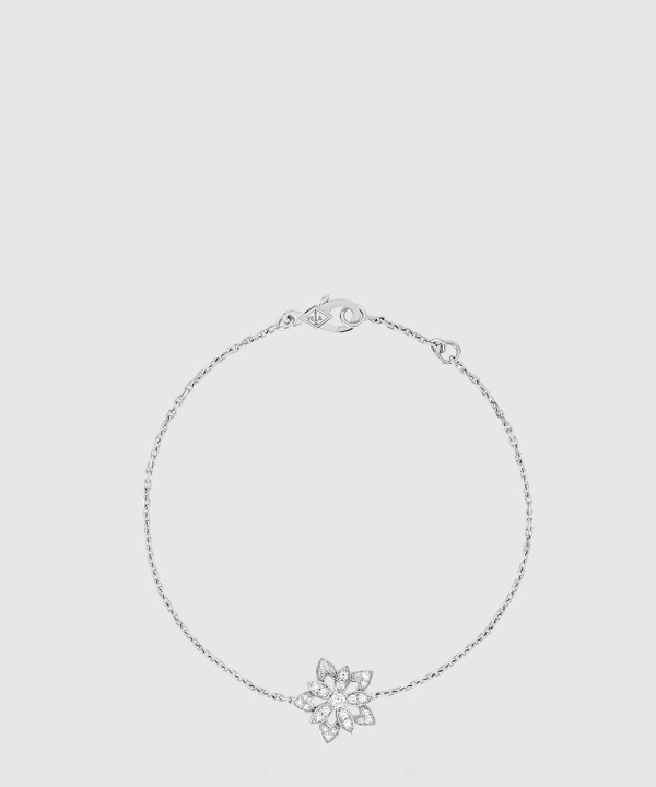 ​18K 하이엔드 미러급 반클리프 미니 모델 컷아웃 로터스 브레이슬릿 1AB00