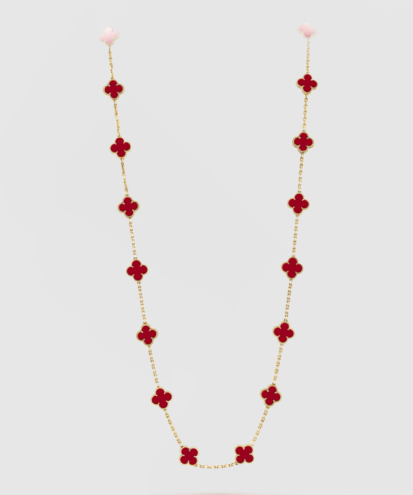 ​18K 하이엔드 미러급 반클리프 빈티지 알함브라 롱 네크리스 20모티브 39800