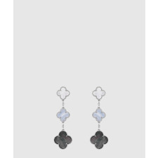 ​18K 하이엔드 미러급 반클리프 매직 알함브라 귀걸이 3모티브 18800