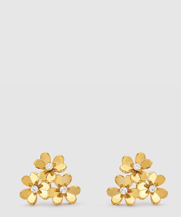 ​18K 하이엔드 미러급 반클리프 프리볼 귀걸이 플라워 3개 2DV00