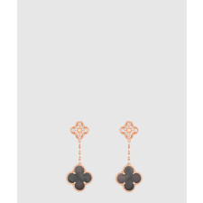 ​18K 하이엔드 미러급 반클리프 매직 알함브라 귀걸이 2모티브 2R200