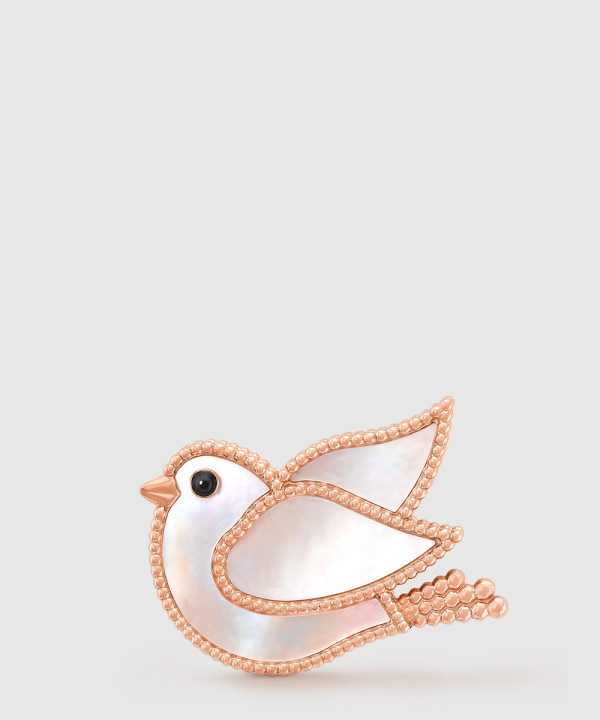 ​18K 하이엔드 미러급 반클리프 럭키 애니멀즈 도브클립 2AR00