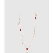 ​18K 하이엔드 미러급 반클리프 럭키 스프링 롱 네크리스 15모티브 7RT00