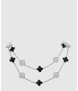 ​18K 하이엔드 미러급 반클리프 빈티지 알함브라 롱 네크리스 20모티브 2R800