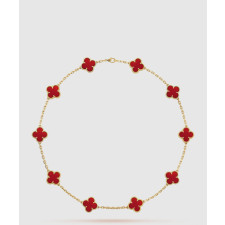 ​18K 하이엔드 미러급 반클리프 빈티지 알함브라 네크리스 10모티브 40600