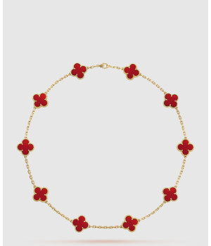 ​18K 하이엔드 미러급 반클리프 빈티지 알함브라 네크리스 10모티브 40600