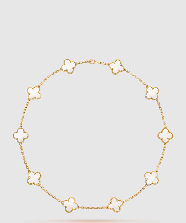​18K 하이엔드 미러급 반클리프 빈티지 알함브라 네크리스 10모티브 42800