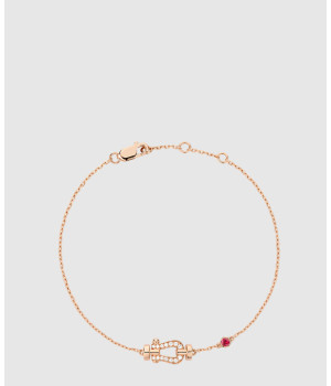 ​18K 하이엔드 미러급 프레드 포스텐 브레이슬릿 루비 스몰 6B1137