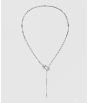 ​18K 하이엔드 미러급 프레드 포스텐 Y 네크리스 라지 7J0286