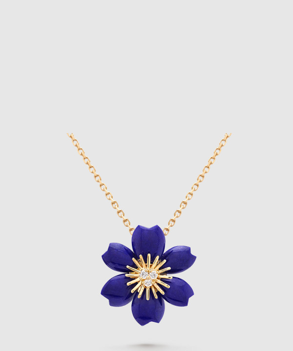 ​18K 하이엔드 미러급 반클리프 로즈 드 노엘 펜던트 7T200