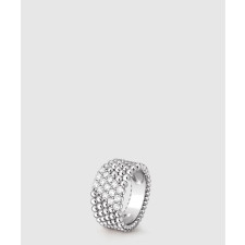 ​18K 하이엔드 미러급 반클리프 뻬를리 다이아몬드 링 5개 로우 7UV00