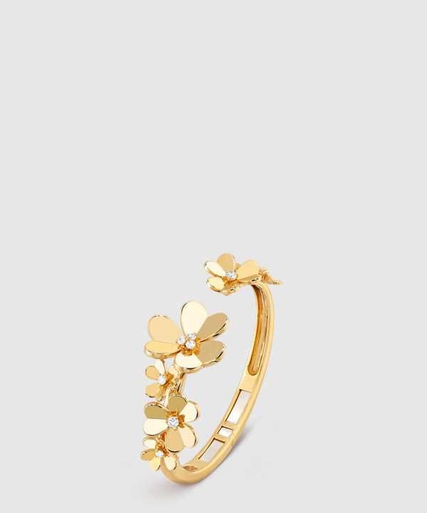 ​18K 하이엔드 미러급 반클리프 프리볼 브레이슬릿 플라워 7개 6L100