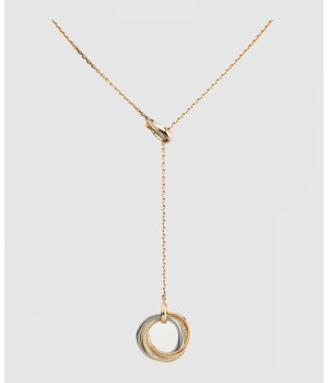 ​18K 하이엔드 미러급 까르띠에 트리니티 목걸이 B7058500