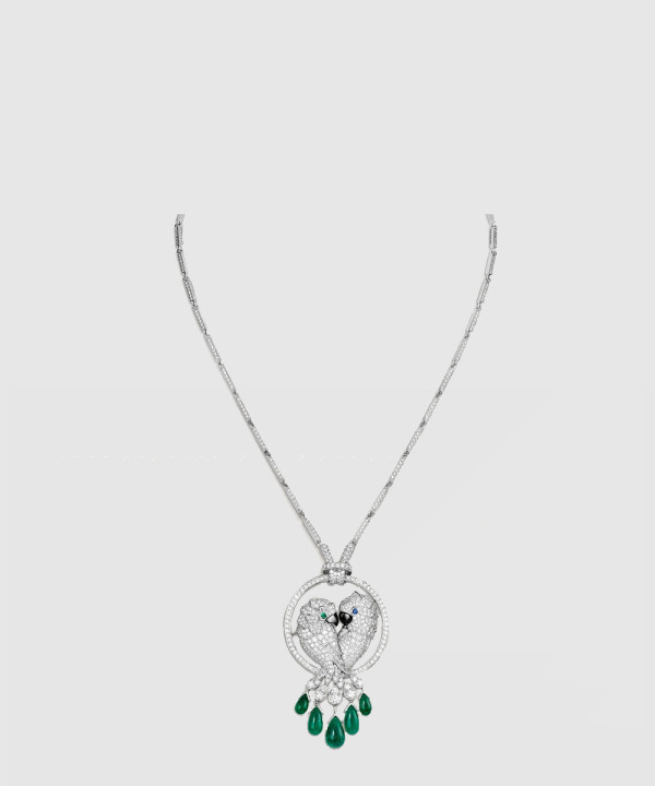 ​​18K 하이엔드 미러급 까르띠에 파우나 앤 플로라 네크리스 HP300100