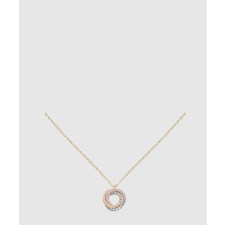 ​​18K 하이엔드 미러급 까르띠에 트리니티 네크리스 파베 세팅 B7224808