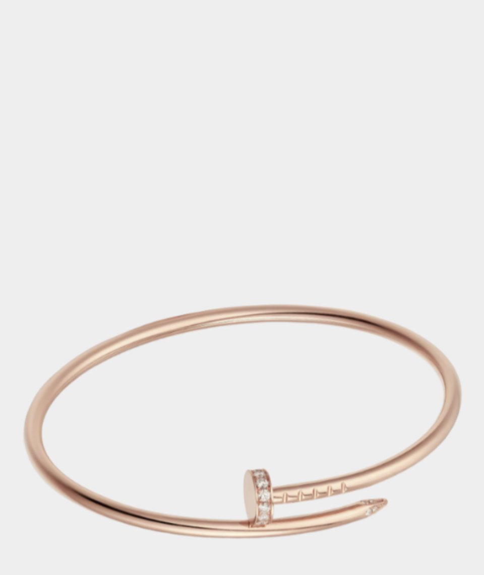 ​18K 하이엔드 미러급 까르띠에 저스트 앵 끌루 브레이슬릿 스몰 다이아 B6065817