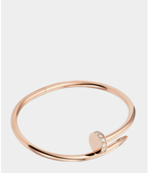 ​18K 하이엔드 미러급 까르띠에 저스트 앵 끌루 브레이슬릿 클래식 다이아 B6048517