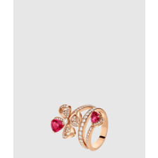 ​18K 하이엔드 미러급 불가리 피오레버 링 핑크 루벨라이트 359933