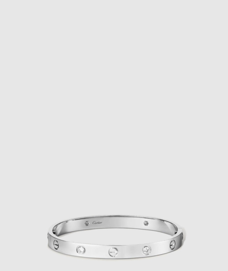 ​18K 하이엔드 미러급 까르띠에 러브 브레이슬릿 클래식 다이아 4개 B6070117