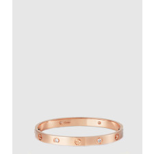 ​18K 하이엔드 미러급 까르띠에 러브 브레이슬릿 클래식 다이아 4개 B6069917