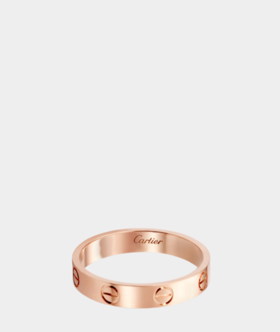 ​18K 하이엔드 미러급 까르띠에 러브 링 스몰 B4085200