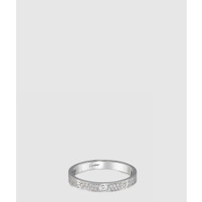 ​18K 하이엔드 미러급 까르띠에 러브 링 반지 미니 파베 B4218200