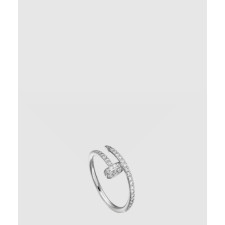 ​18K 하이엔드 미러급 까르띠에 저스트 앵 끌루 링 스몰 파베 B4231600