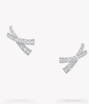 18K 하이엔드 미러급 그라프 스레드 귀걸이