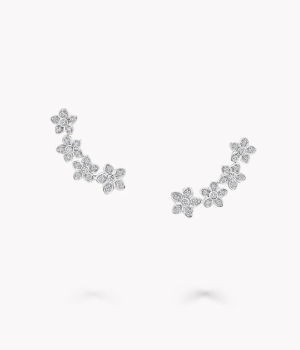 18K 하이엔드 미러급 그라프 와일드 플라워 쁘띠 파베 이어 클라이머 RGE1896