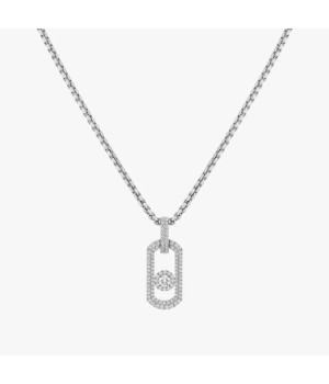 18K 하이엔드 미러급 메시카 쏘 무브 파베 네크리스 13680