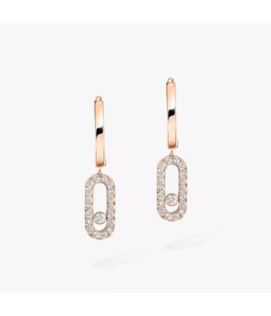 18K 하이엔드 미러급 메시카 무브 우노 후프 이어링 12037