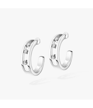 18K 하이엔드 미러급 메시카 무브 클래식 후프 이어링 4407