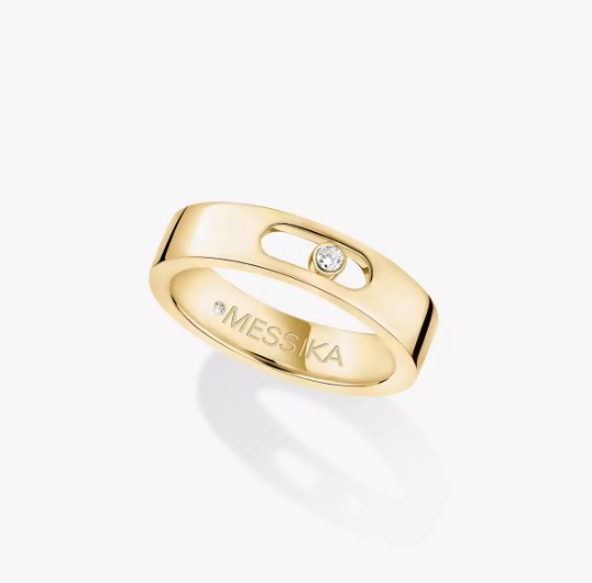 18K 하이엔드 미러급 메시카 무브 주얼리 웨딩 링 13553