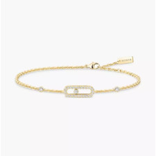 18K 하이엔드 미러급 메시카 무브 우노 파베 브레이슬릿 04706