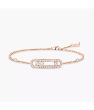 18K 하이엔드 미러급 메시카 베이비 무브 파베 브레이슬릿 04325