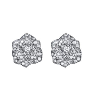 18K 하이엔드 미러급 피아제 로즈 귀걸이 G38U0072