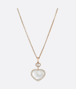 18K 하이엔드 미러급 쇼파드 해피 하트 네크리스 79A074