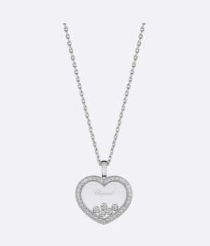 18K 하이엔드 미러급 쇼파드 해피 아이코닉 네크리스 79A039