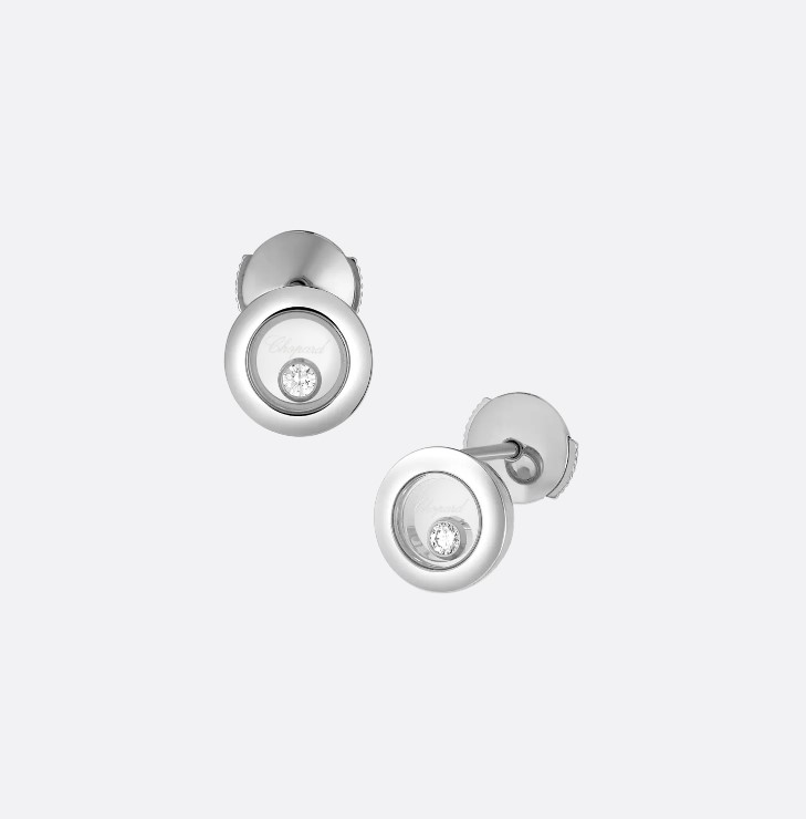 18K 하이엔드 미러급 쇼파드 해피 아이코닉 이어링 83A017