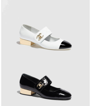 샤넬 23P 페이던트 메리제인 플랫 G39732