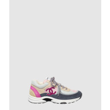 샤넬 CC로고 트위드 스웨이드 스니커즈 G39597